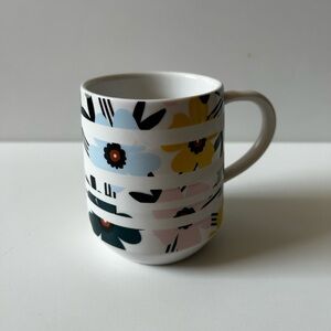 Starbucks Floral Patterned Ceramic Mug